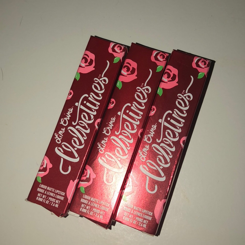 Lime Crime Matte liquid matte lipsticks.💗